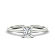 lab-created-princess-cut-two-tone-1.5-mm- Forever-solitaire-ring-in-white-gold-fdens11590prrsleep-1.50mm-nl-wg